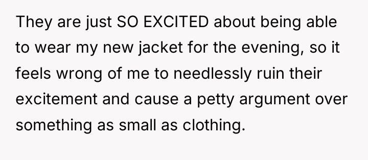 They are just SO EXCITED about being able to wear...