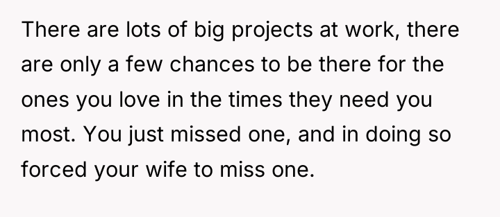 There are lots of big projects at work, there are...
