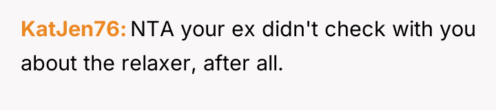KatJen76 NTA your ex didn't check with you about the...