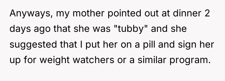 Anyways, my mother pointed out at dinner 2 days ago...