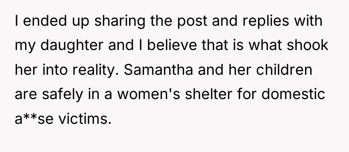 I ended up sharing the post and replies with my...