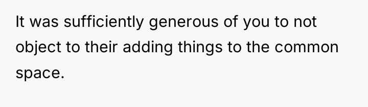 It was sufficiently generous of you to not object to...
