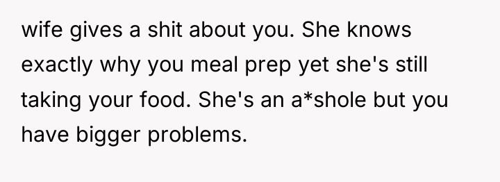 wife gives a shit about you. She knows exactly why...