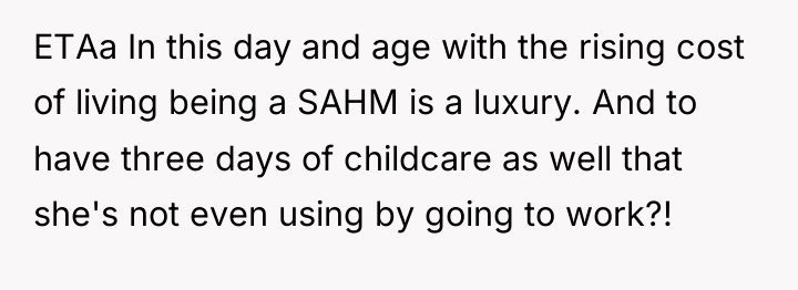 ETAa In this day and age with the rising cost...
