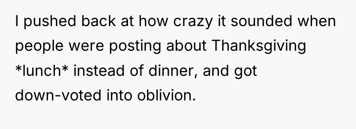 I pushed back at how crazy it sounded when people...