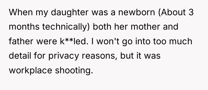 When my daughter was a newborn (About 3 months technically)...