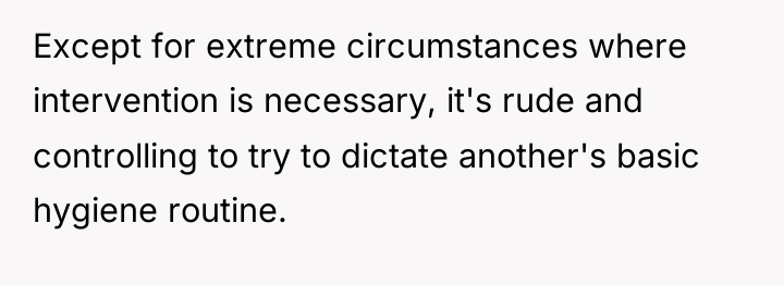 Except for extreme circumstances where intervention is necessary, it's rude...