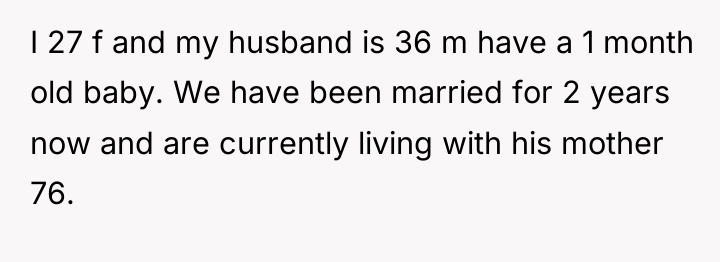 I 27 f and my husband is 36 m have...