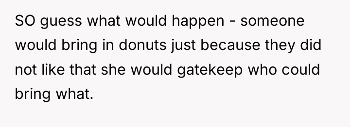 SO guess what would happen - someone would bring in...