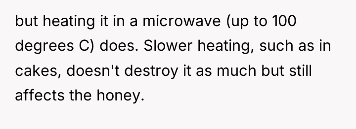 but heating it in a microwave (up to 100 degrees...