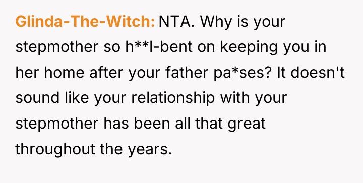 Glinda-The-Witch NTA. Why is your stepmother so h**l-bent on keeping...