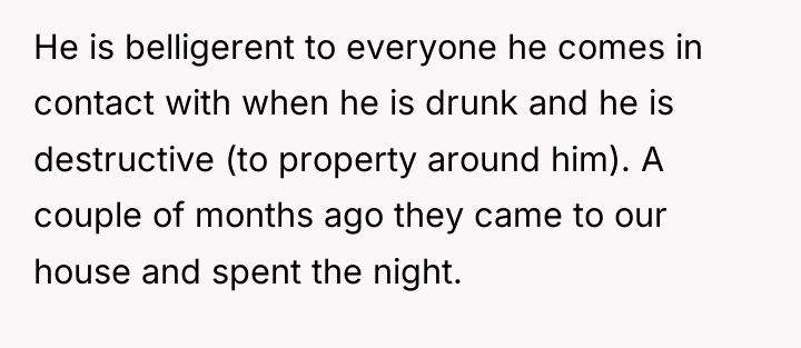 He is belligerent to everyone he comes in contact with...