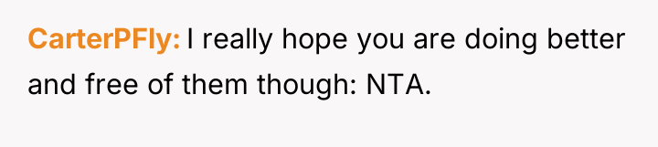 CarterPFly I really hope you are doing better and free...