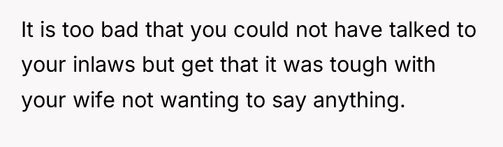 It is too bad that you could not have talked...