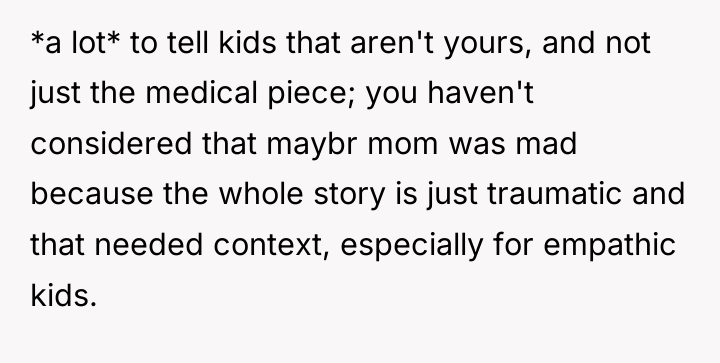 *a lot* to tell kids that aren't yours, and not...