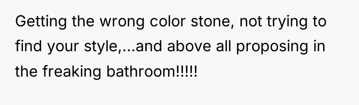Getting the wrong color stone, not trying to find your...