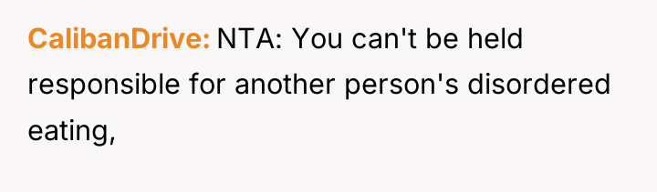 CalibanDrive NTA: You can't be held responsible for another person's...
