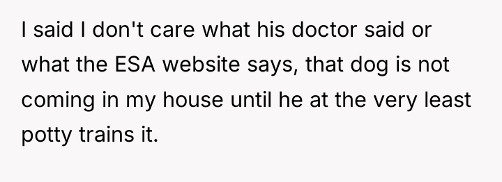 I said I don't care what his doctor said or...