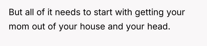 But all of it needs to start with getting your...