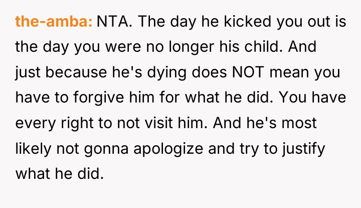 the-amba NTA. The day he kicked you out is the...