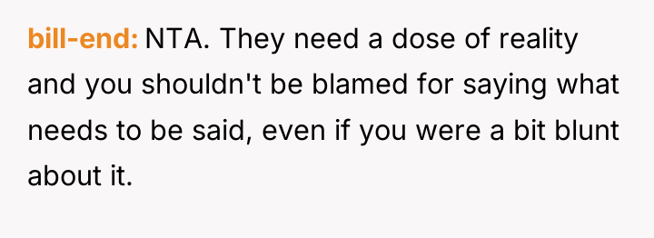 bill-end NTA. They need a dose of reality and you...