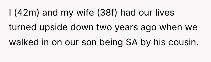I (42m) and my wife (38f) had our lives turned...