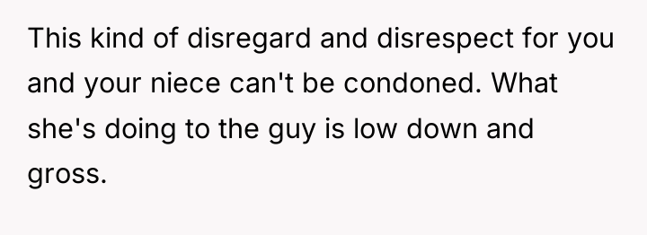 This kind of disregard and disrespect for you and your...