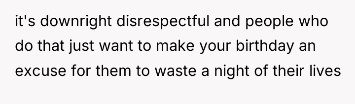 it's downright disrespectful and people who do that just want...