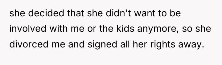 she decided that she didn't want to be involved with...
