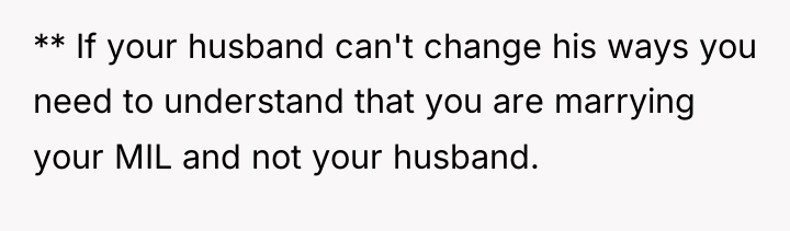 ** If your husband can't change his ways you need...