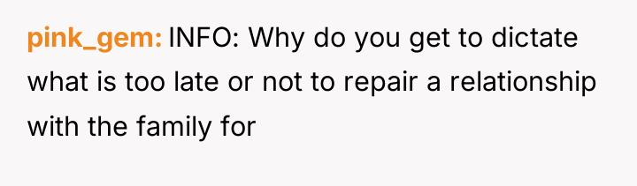 pink_gem INFO: Why do you get to dictate what is...