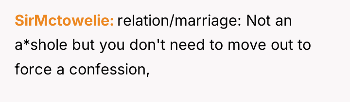 SirMctowelie relation/marriage: Not an a*shole but you don't need to...