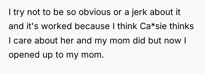 I try not to be so obvious or a jerk...