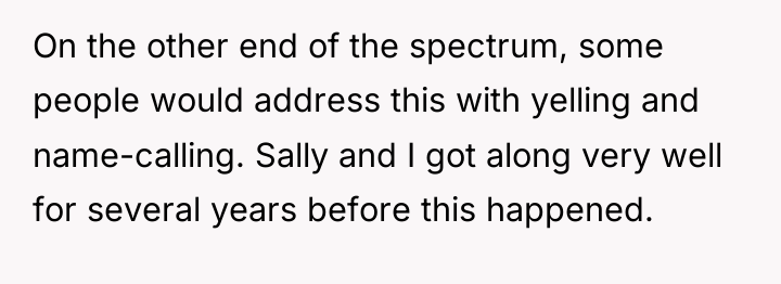 On the other end of the spectrum, some people would...