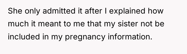 She only admitted it after I explained how much it...