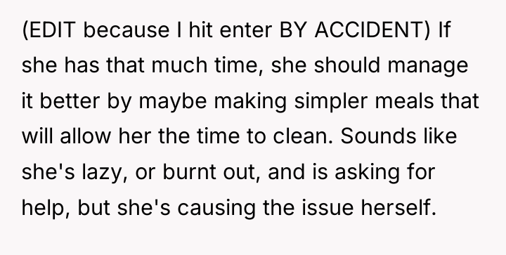 (EDIT because I hit enter BY ACCIDENT) If she has...