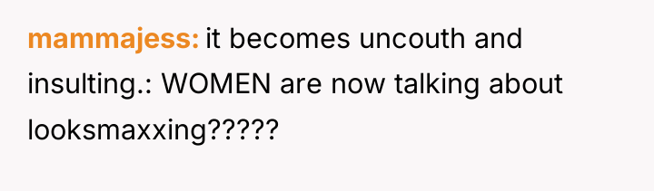 mammajess it becomes uncouth and insulting.: WOMEN are now talking...