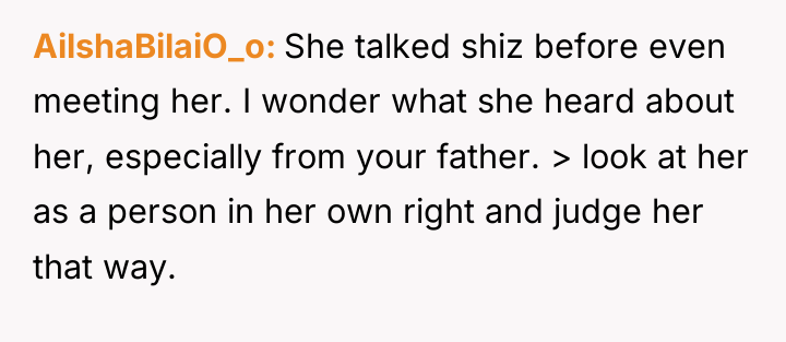 AilshaBilaiO_o She talked shiz before even meeting her. I wonder...