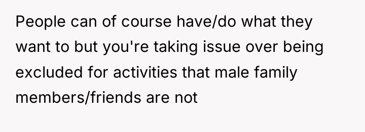 People can of course have/do what they want to but...