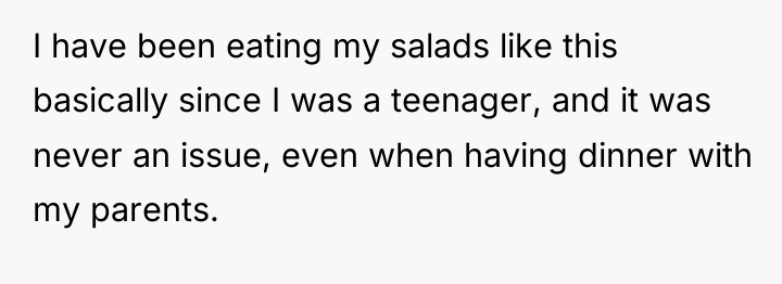 I have been eating my salads like this basically since...
