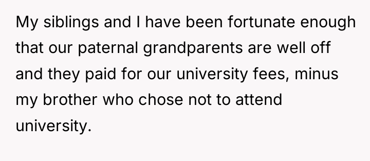 My siblings and I have been fortunate enough that our...