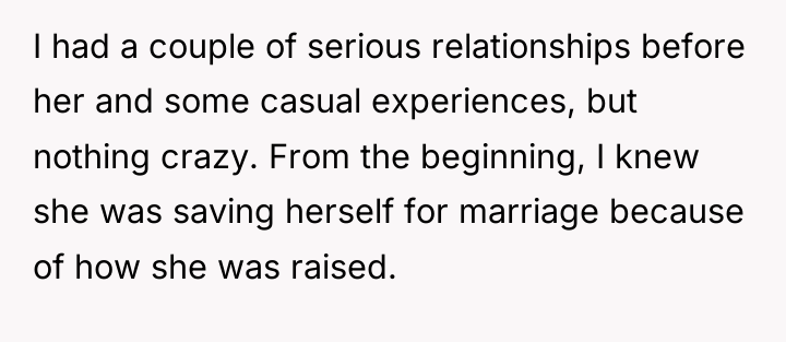 I had a couple of serious relationships before her and...