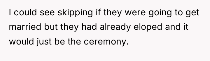 I could see skipping if they were going to get...
