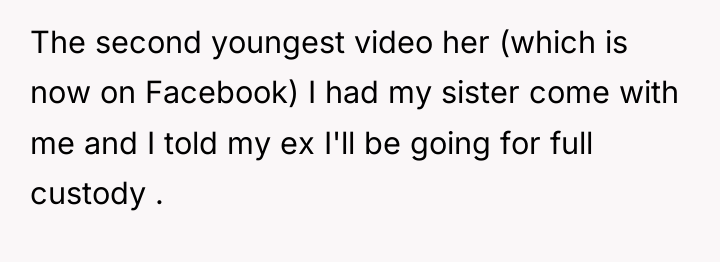 The second youngest video her (which is now on Facebook)...