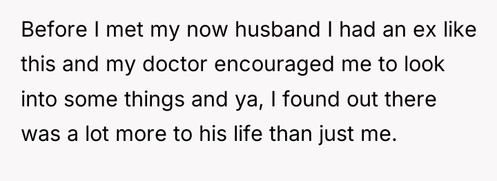 Before I met my now husband I had an ex...