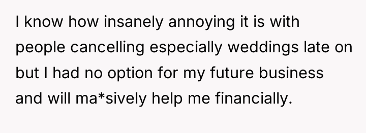I know how insanely annoying it is with people cancelling...