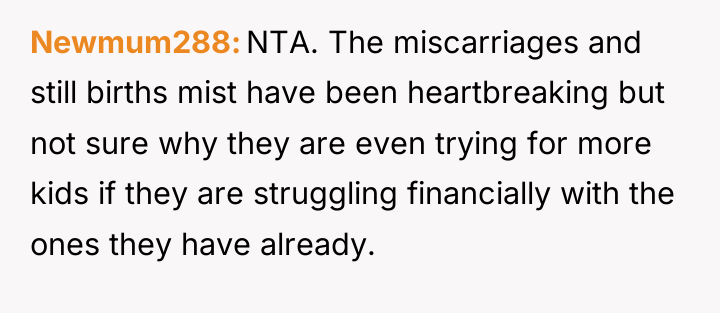 Newmum288 NTA. The miscarriages and still births mist have been...