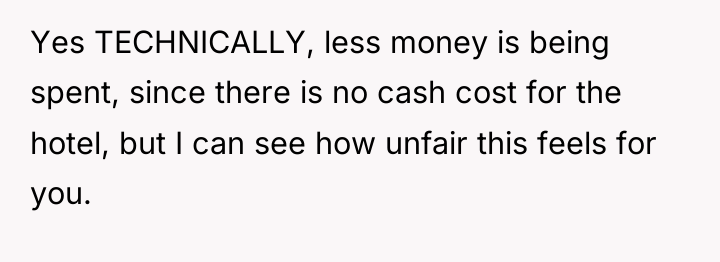 Yes TECHNICALLY, less money is being spent, since there is...