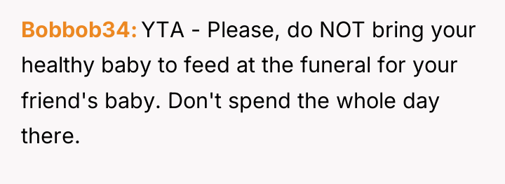 Bobbob34 YTA - Please, do NOT bring your healthy baby...