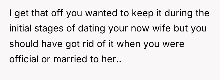 I get that off you wanted to keep it during...